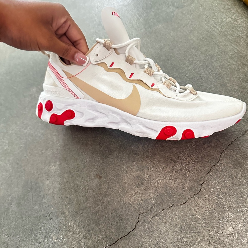 Wmns React Element 55 'White Desert Ember' - image 1